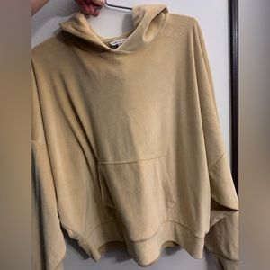 American eagle oversized crop sweater hoodie